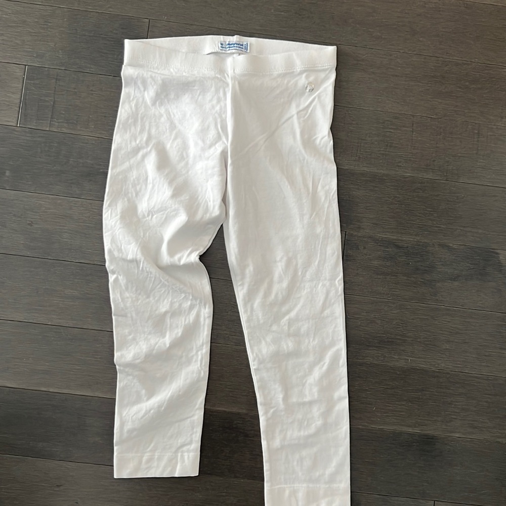Mayoral white leggings